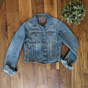 American Eagle Cropped Denim Jacket